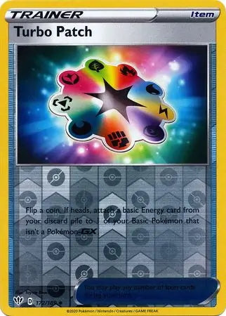 Darkness Ablaze Turbo Patch #172/189 reverse holo